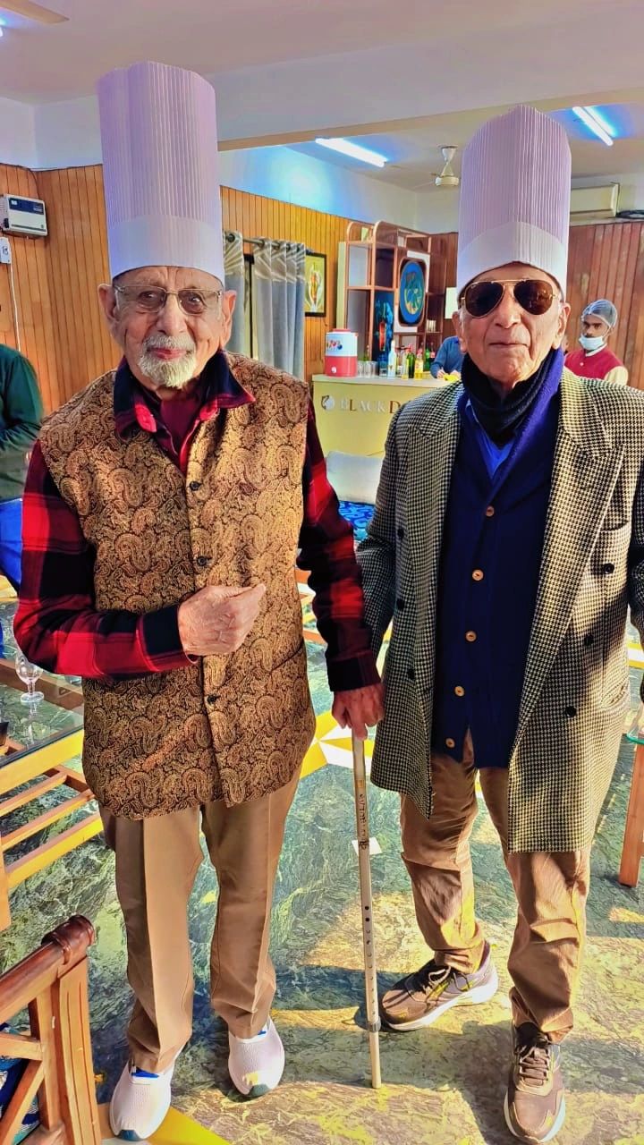 When 85 years old Youngsters go Partying...