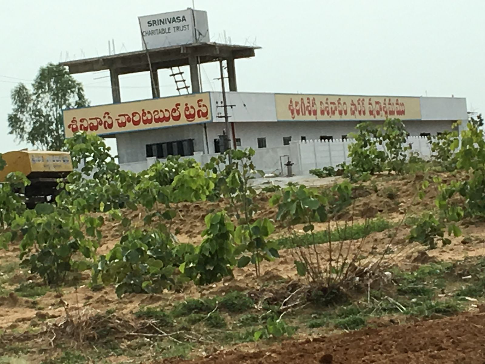 Srinivasa Charitable Trust building and garden